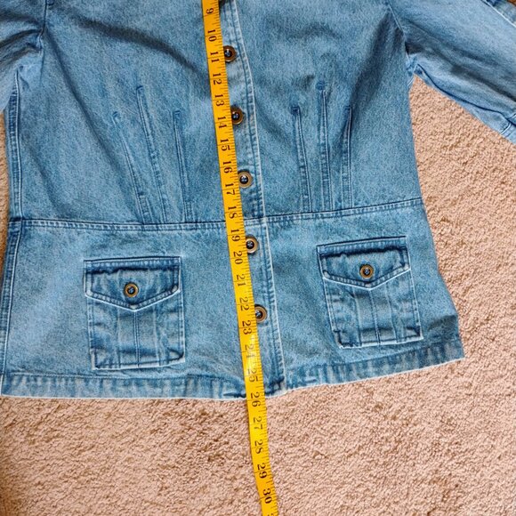 Woman's Bay Studio khakis Blue Jean Jacket - Picture 4 of 10